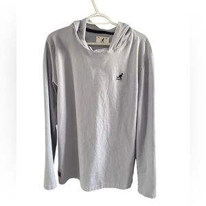 Kangol Lightweight Hoodie Powder Blue XL